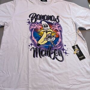 Bananas Monkey New Men's T-shirt X-Large